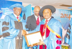 Okere receives IIM award