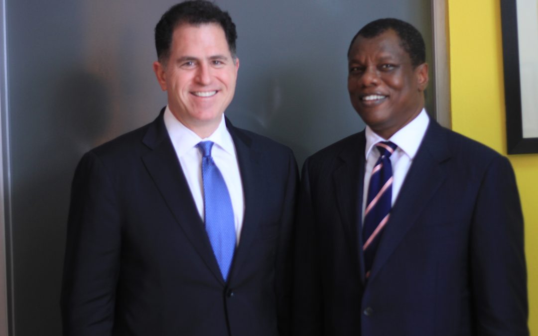 Flashback: Dell CEO, Micheal Dell, visited Austin Okere, Founder CWG Plc in Lagos