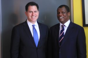 Michael Dell and Austin Okere in Lagos