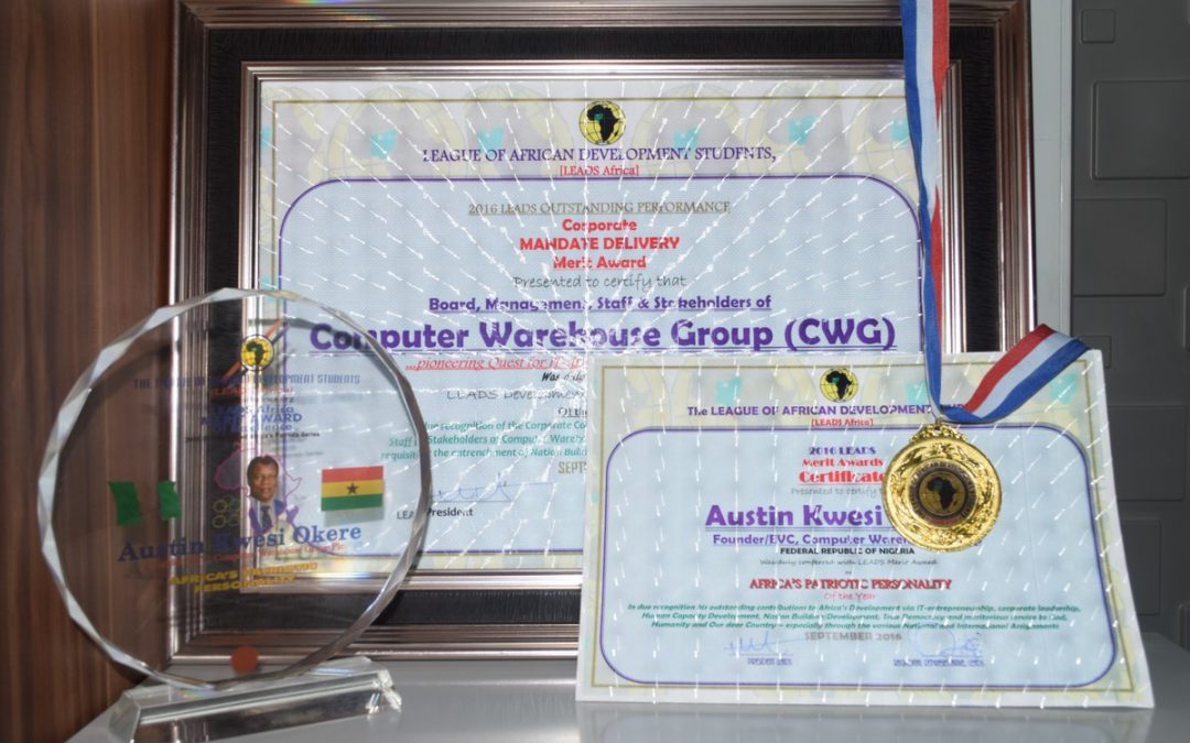 Founder, CWG Plc, Austin Okere bags Africa’s Patriotic Personality Award